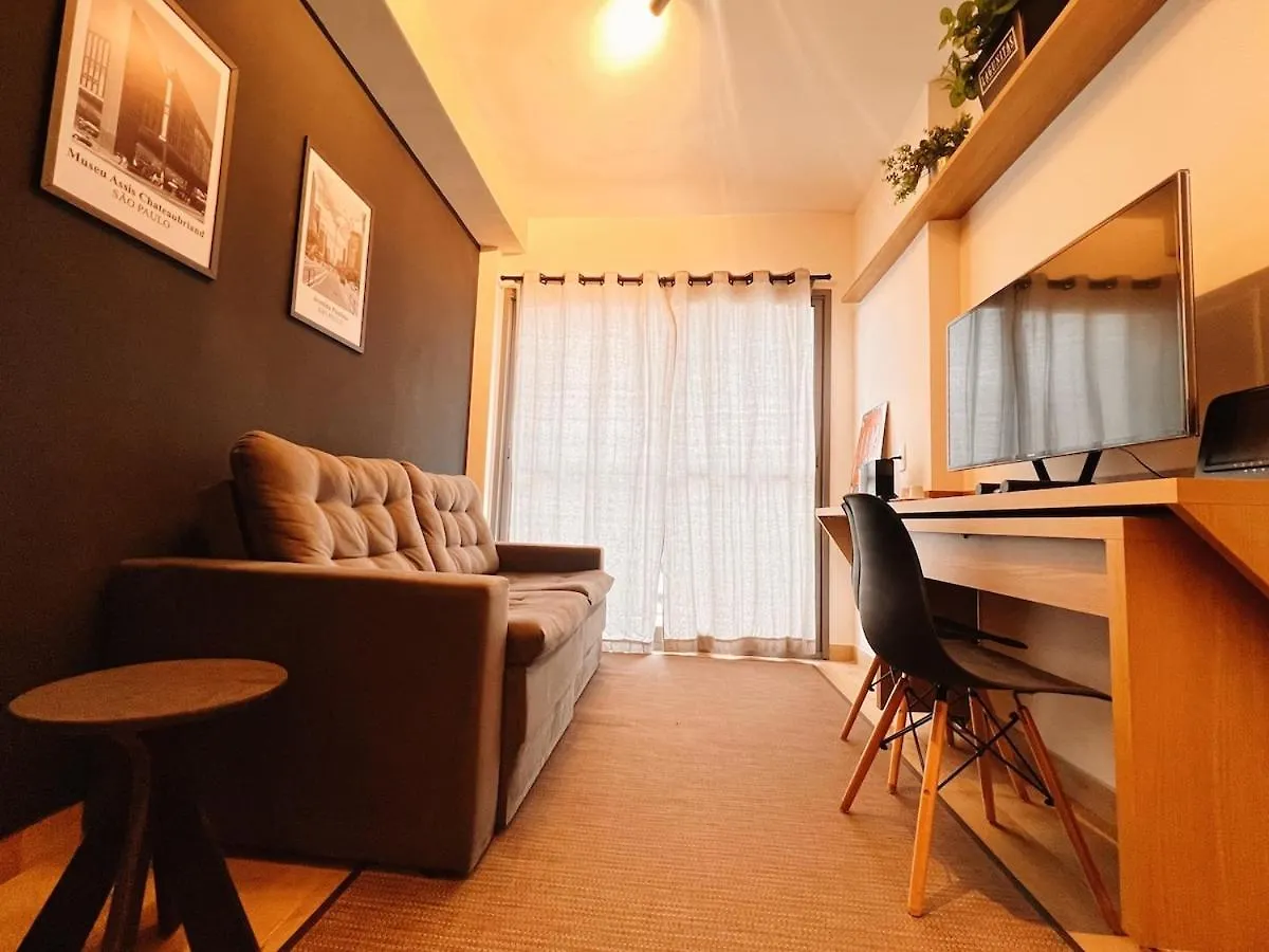 Апартаменты Staybr Itaim - Studio Com Vista Panoramica E Jacuzzi No Predio Бразилия